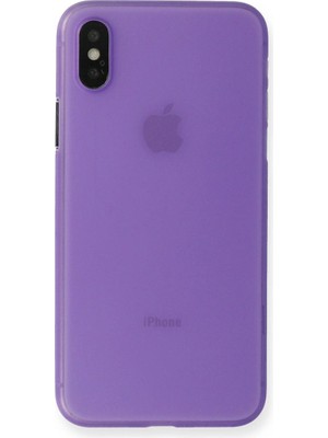 Mudanis Apple Iphone Xs Max Kılıf Pp Ultra Ince Kapak - Mor