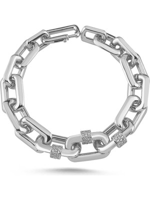 Merano Design Dextera Rhodium Bileklik