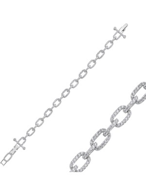 Merano Design Volenta Rhodium Bileklik