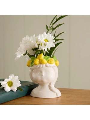 Karaca Home Lemon Vazo 10X8,8X13 cm