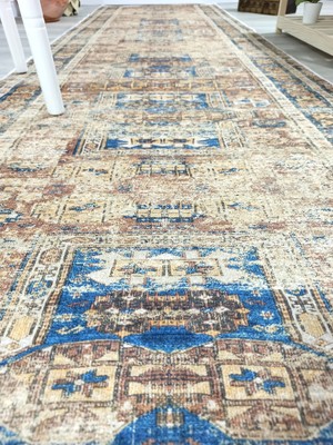 Pera Halı Bohem Mavi Bej Otantik Halı - 2029OU
