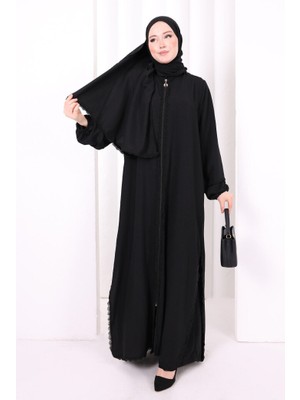 Bym Fashion Dantel Detaylı Üçlü Takım 8032 Siyah