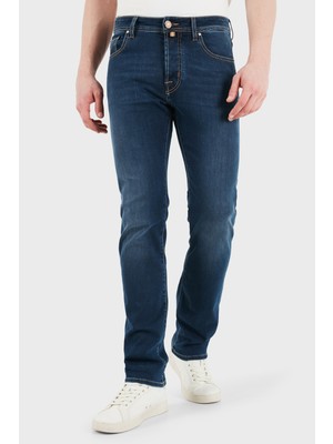 Jacob Cohen Pamuklu Slim Fit Normal Bel Dar Paça Jeans Erkek Kot Pantolon Jum QE004 057 P0021 V1 100D