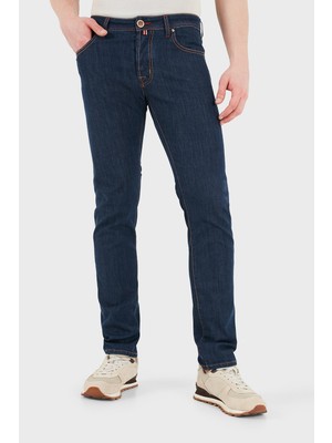 Jacob Cohen Pamuklu Slim Fit Normal Bel Dar Paça Jean Erkek Kot Pantolon Jum QE004 034 S3735 R2 100D