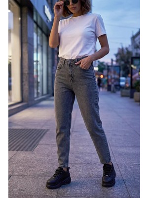 Gülseli Kadın Yıkamalı Likralı Jean Kot Pantolon P-00021605