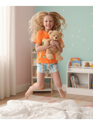 Gagarikids Kız Çocuk Pijama Takımı