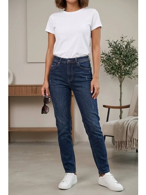 Gülseli Kadın Yıkamalı Günlük Jean Kot Pantolon P-00021608