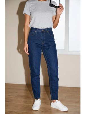Gülseli Kadın Rahat Günlük Kombin Jean Kot Pantolon P-00021613