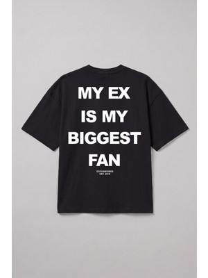Gothamvibes Erkek Boxy Ex Siyah Premium T-Shirt
