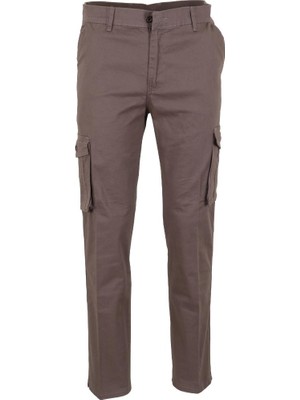 Modarar Erkek Keten Kargo Pantolon Kahverengi RAR01444