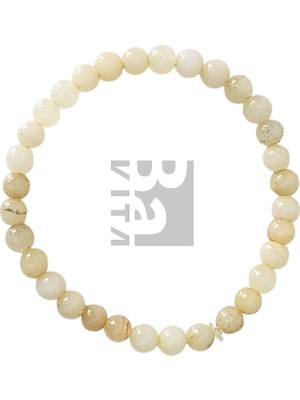 Bavita Doğal Taş Bileklik-T6 Kalsit Sarı 22 cm 6mm