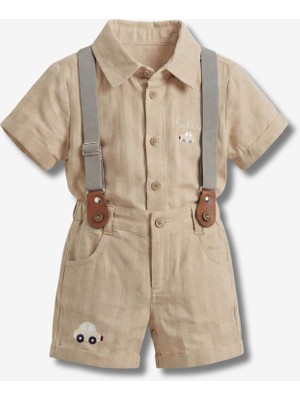 Cocosiss Little Driver Askılı Şort Set