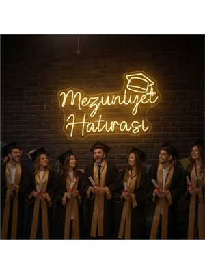 Neonled Mezuniyet Hatırası Neon LED Dekoratif Aydınlatma