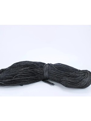 Nemere Siyah Renk Çile Kağıt Ip Çanta Ipi Supla Ipi  No:12 - (550-600 Gr)