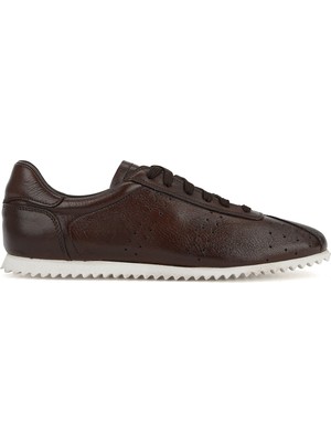 Ziya, Erkek Hakiki Deri Sneaker 1611026Z900 Kahve