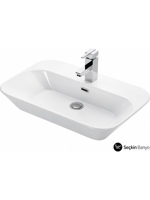 Lapino Tezgah Üstü Lavabo 65*45 cm Drop ESV-4465