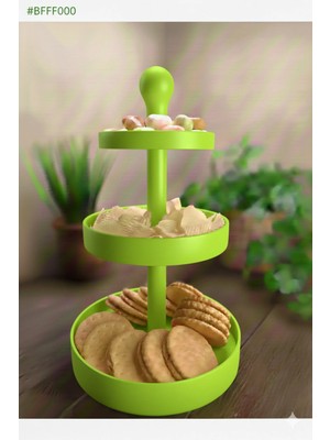 SLM Üç Katlı Atıştırmalık ve Pasta Standı, Servis Standı