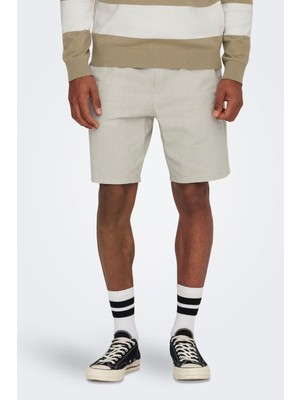 Only & Sons Onslinus Pamuk ve Keten Karışımlı Short Erkek Short 22024967