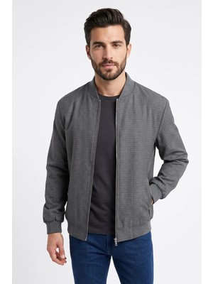 Uki Antrasit Comfort Fit Ceket Mont