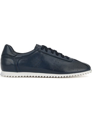 Ziya, Erkek Hakiki Deri Sneaker 1611026Z900 Lacivert