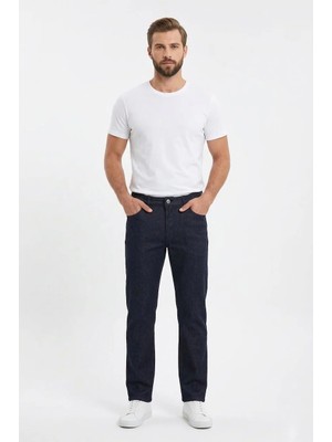 Uki Lacivert Comfort Fit 5 Cep Pantolon