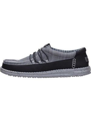 Hey Dude Wally Cru Stretch Canvas Erkek Terlik