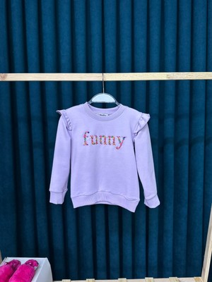 Baby Lory Kids Store Kız Çocuk Funny Yazılı Çocuk Sweatshirt