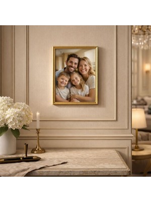 Digitronix Ahşap Diploma ve Fotoğraf Çerçvesi A4 Altın
