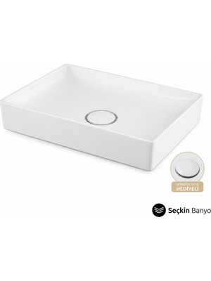 Lapino Tezgah Üstü Lavabo 75*36 cm Floppy ESV-6075