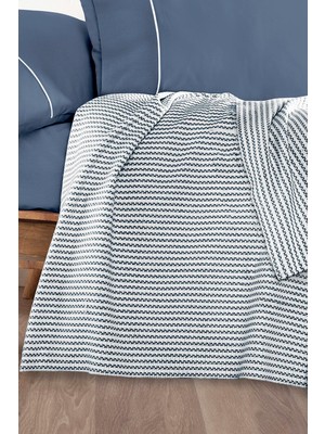 Monolisse Cozy Pike Takımı Çift Kişilik Lacivert 200*230 cm