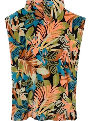 Billabong Womens Hooded Towel Kadın Siyah Havlu