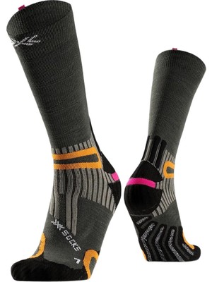 X-Bionic X-Socks Hike Anatomix Merino Crew Unisex Yeşil Çorap