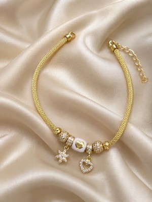 Rome Oro Kalpli Charm Bileklik