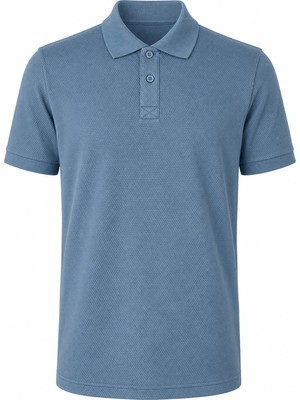 Trender Petek Süprem Açık Mavi Erkek Polo Yaka T-Shirt 2326
