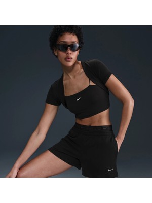 Nike Chill French Terry 4" Short Kadın Boxer Detaylı Şort-Sportxstore