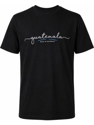 Trender Guetemala Baskı Süpreme Siyah Erkek T-Shirt 226-06