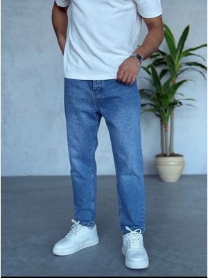 WE11 Açık Mavi Boyfriend Pantolon
