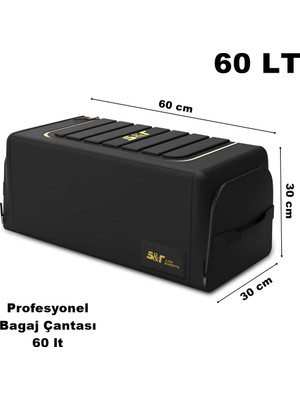 Friemats 60 Litre Premium Series Araç ve Ev Bagaj Çantası Bagaj Organizer Alet Eşya Çantası Profesyonel Ürün