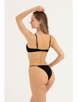 Obje Kadın Siyah Tek Bikini Altı