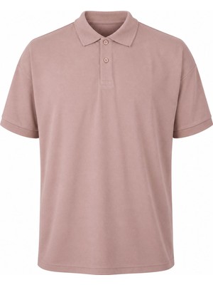 Trender Düz Pike Vizon Erkek Polo Yaka T-Shirt 2127B