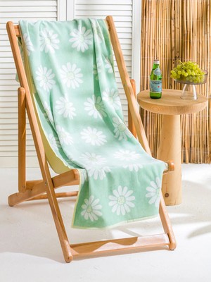 Lc Waikiki Yeni Sezon Çiçek Baskılı Kadın Plaj Havlusu 70X150 cm