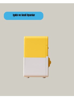 Sepetopia Atm Tasarımlı Sarı Işıklı Sesli Elektronik Kumbara
