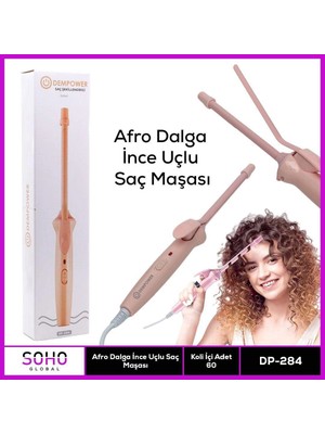 Sepetopia Afro Dalga Ince Uçlu Saç Maşası