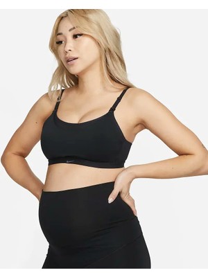 Nike Dri-Fit Alate M Hamile Emzirme Spor Sütyeni Siyah | DV9375-025