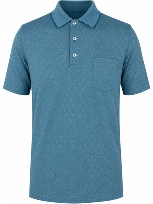 Trender Classic Turkuaz Erkek Polo Yaka T-Shirt 719