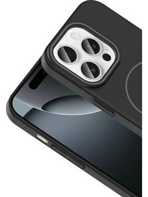 Toyigoo Mey Ithalat®  iPhone 15 Plus Broş Magsafe Kapak - Krem TYGRSYT9573