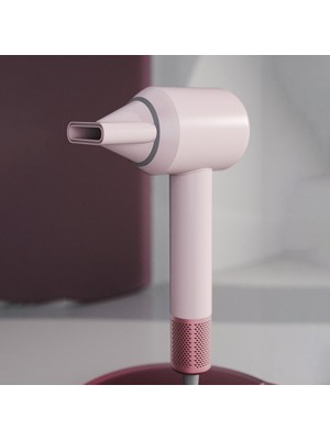 Sepetopia Pembe Bldc Turbo Motor Saç Kurutma Makinesi 1500W3-KDM.HIZ4-KDM.ISIAYAR=SICAK-ILIK-HAFİF-SOĞUK Sh