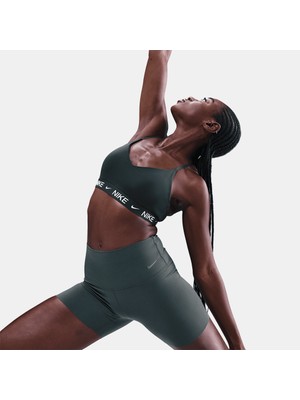 Nike Indy Kadın Hafif Destekli Çıkarılabilir Pedli Ayarlanabilir Spor Bra Yeşil | FD1062-390