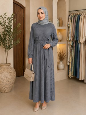Mk Moda Başak Buble Elbise