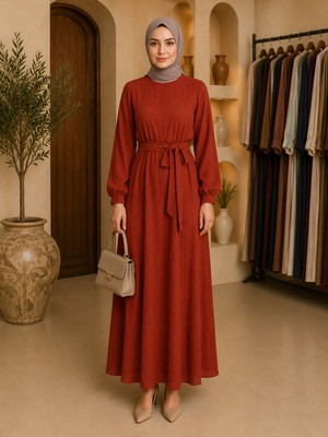 Mk Moda Başak Buble Elbise